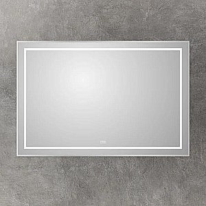 Зеркало BelBagno Kraft SPC-KRAFT-1200-800-LED-TCH-WARM сатин в ванную от интернет-магазине сантехники Sanbest
