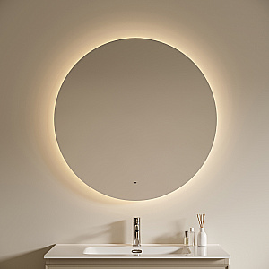 Зеркало с подсветкой Sancos Sfera 2.0 SF2.1000 100х100 в ванную от интернет-магазине сантехники Sanbest