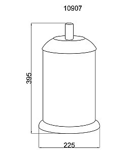 Мусорное ведро Boheme Murano Cristal 10907-CRST-CH купить в интернет-магазине сантехники Sanbest