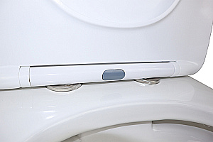 Унитаз напольный Azario Fresco AZ-8302 белый, безободковый, с бачком, с крышкой микролифт купить в интернет-магазине Sanbest