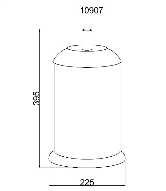 Мусорное ведро Boheme Murano Cristal 10907-CRST-CH купить в интернет-магазине сантехники Sanbest