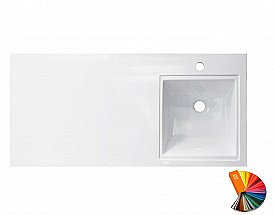 Раковина Эстет Даллас 105 цвет по RAL правая купить в интернет-магазине сантехники Sanbest