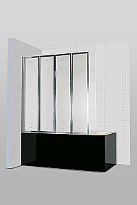 Шторка для ванны CeruttiSpa BOUNA 131x139 купить в интернет-магазине Sanbest