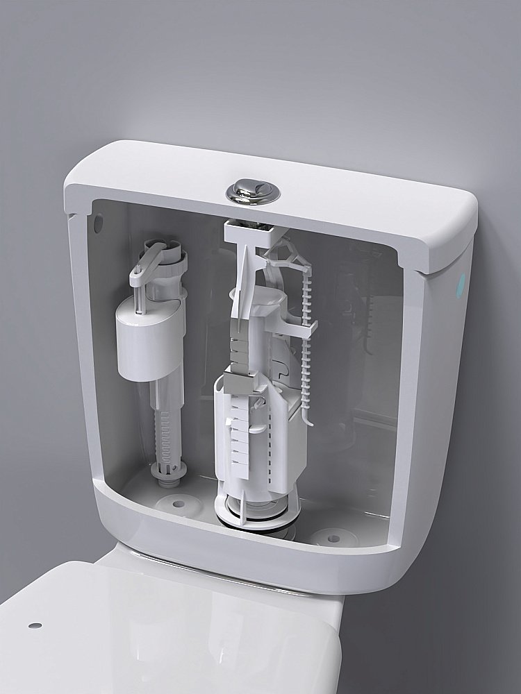 Клапан наполнительный BERGES Eko 030623 телескопический нижний купить в интернет-магазине сантехники Sanbest