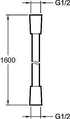 Душевой шланг Jacob Delafon AWAKEN E75206-BL купить в интернет-магазине сантехники Sanbest