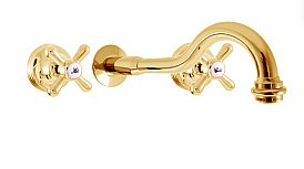 Смеситель для раковины Rav-Slezak MORAVA RETRO MK331Z золото купить в интернет-магазине сантехники Sanbest