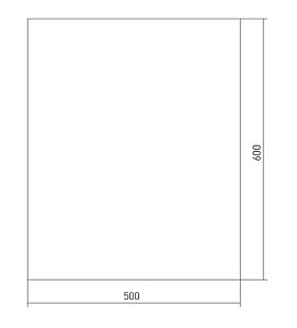Зеркало MIXLINE прямоугольник 531801 50 в ванную от интернет-магазине сантехники Sanbest