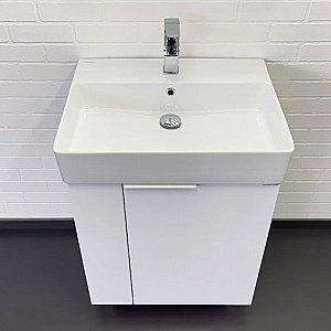 Тумба с раковиной Comforty Асти 60 00-00019247 белая для ванной в интернет-магазине Sanbest