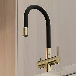 Смеситель для кухни Sancos Lucia SC4004BG брашированное золото купить в интернет-магазине сантехники Sanbest