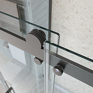 Душевой уголок BelBagno Marino 2-AH-1 150x90 стекло прозрачное/профиль оружейная сталь купить в интернет-магазине Sanbest