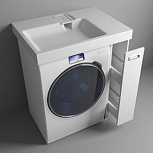 Тумба с раковиной Эстет Riga Luxe 80 с ящиком для ванной в интернет-магазине Sanbest