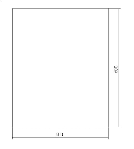 Зеркало MIXLINE прямоугольник 531801 50 в ванную от интернет-магазине сантехники Sanbest