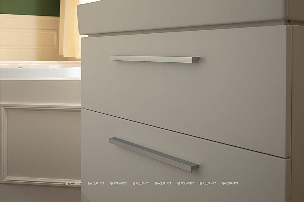 Тумба с раковиной Aquanet Nova 242262 75 белый для ванной в интернет-магазине Sanbest