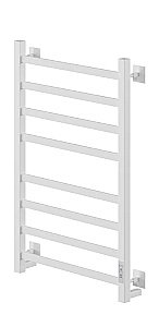 Полотенцесушитель электрический Ника Step-1 80/50 белый купить в интернет-магазине сантехники Sanbest