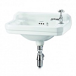 Раковина Burlington Edwardian на 1 отверстие белая правая купить в интернет-магазине сантехники Sanbest
