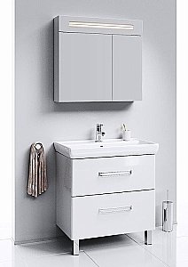 Зеркальный шкаф AQWELLA Нео 80 купить в интернет-магазине сантехники Sanbest