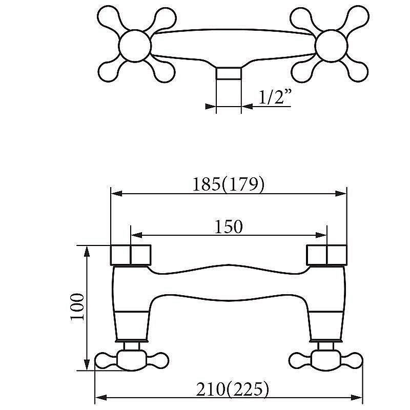 Смеситель для душа Veragio Agatha VR.AGT-3731.BR купить в интернет-магазине сантехники Sanbest
