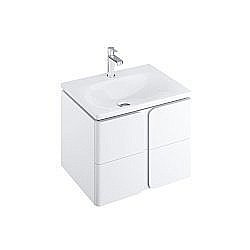 Тумба с раковиной Ravak BALANCE X000001366 60 белая для ванной в интернет-магазине Sanbest