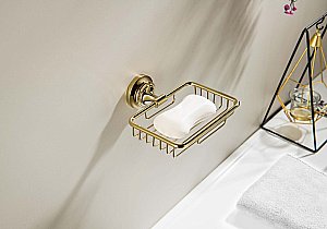 Мыльница Aquatek Классик AQ4533PG золото полированное купить в интернет-магазине сантехники Sanbest