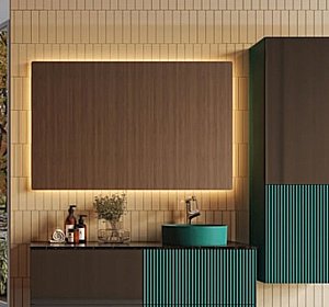 Зеркало CREAVIT Duo DU4120.02 120х80 с подсветкой в ванную от интернет-магазине сантехники Sanbest