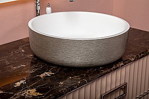 Раковина Armadi Art NeoArt Corian 41 819-DL бронза купить в интернет-магазине Sanbest