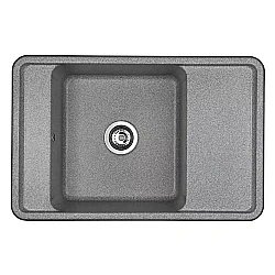 Мойка кухонная Акватон Беллис 78 серая купить в интернет-магазине сантехники Sanbest