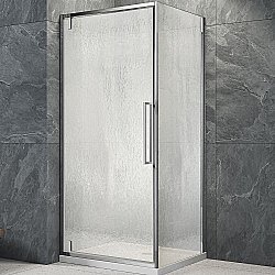 Душевой уголок Veconi Rovigo RV033R-7090-06-C7 70х90 стекло рифленое/профиль хром купить в интернет-магазине Sanbest