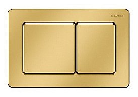 Кнопка для инсталляции Caprigo Bricks Steel BS003-oro золото купить в интернет-магазине сантехники Sanbest