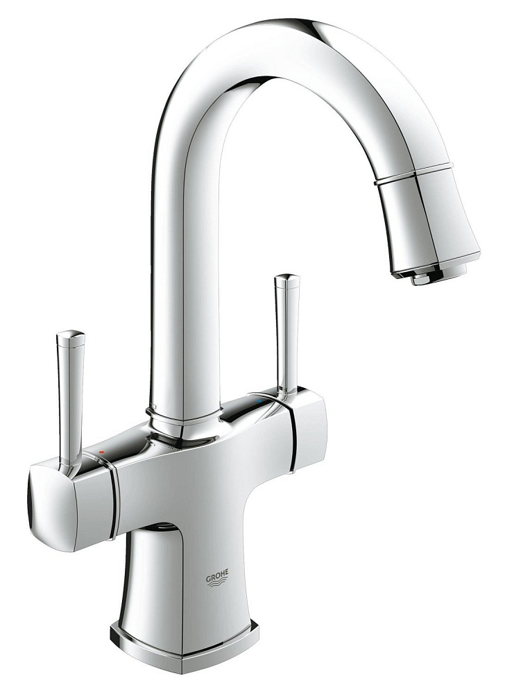 Смеситель для раковины Grohe Grandera 21107000 хром купить в интернет-магазине сантехники Sanbest