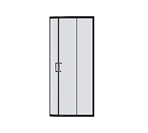 Душевой уголок Good Door CUBE 90х90 R-90-C-B стекло прозрачное/профиль черный матовый купить в интернет-магазине Sanbest