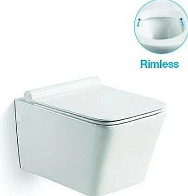 Унитаз подвесной SantiLine SL-5007 безободковый, с крышкой микролифт купить в интернет-магазине Sanbest