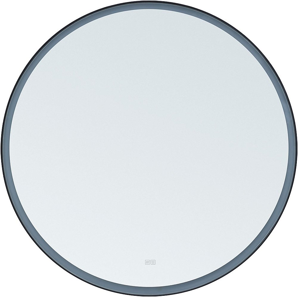 Зеркало Aquanet Тренд 100 черный в ванную от интернет-магазине сантехники Sanbest