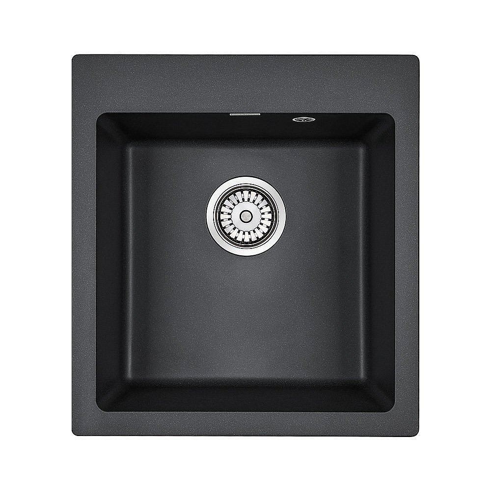 Мойка кухонная Paulmark Zemar PM104651-BL Черная купить в интернет-магазине сантехники Sanbest
