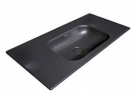 Раковина-моноблок Armadi Art Vallessi 120 антрацит купить в интернет-магазине сантехники Sanbest