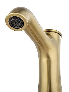 Смеситель для раковины на 3 отверстия WONZON & WOGHAND STEAM, Брашированное золото (WW-88159008- BG) купить в интернет-магазине сантехники Sanbest