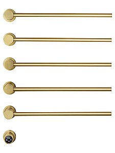 Полотенцесушитель электрический встраиваемый WONZON & WOGHAND HAMBURG, Брашированное золото (WW-AL315-BG) купить в интернет-магазине сантехники Sanbest