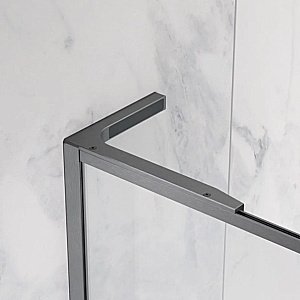 Душевое ограждение Radaway Modo F SL Brushed GunMetal II 50 стекло прозрачное/профиль брашированная оружейная сталь купить в интернет-магазине Sanbest