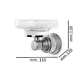 Мыльница Boheme AURA 10243-G золото купить в интернет-магазине сантехники Sanbest