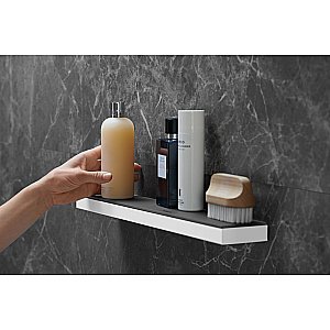 Полка Hansgrohe Rainfinity Shelf 26844000 хром купить в интернет-магазине сантехники Sanbest