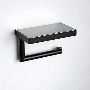 Держатель для туалетной бумаги KEUCO REVA 12873379000 черный матовый купить в интернет-магазине сантехники Sanbest