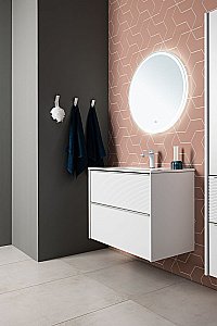 Тумба с раковиной Aquanet Вита 330473 60 белый матовый для ванной в интернет-магазине Sanbest