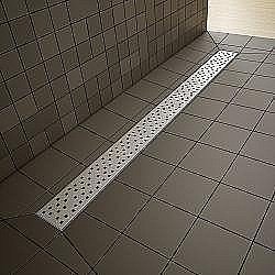 Душевая плита с короткой стороны Radaway 119х89 с решеткой Quadro для плитки толщиной 5-7 мм купить в интернет-магазине сантехники Sanbest