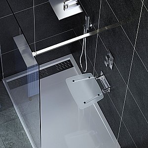 Сиденье для душа Black&White Accessories SN-0883C купить в интернет-магазине сантехники Sanbest