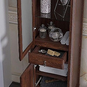 Пенал Опадирис Лоренцо 45 светлый орех для ванной в интернет-магазине сантехники Sanbest