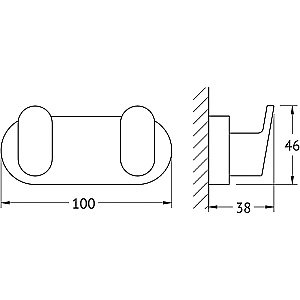 Крючок Artwelle Schwarz 7725 черный купить в интернет-магазине сантехники Sanbest