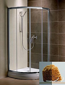 Душевой уголок Radaway Premium Plus A 100х100 30423-01-05N стекло графит/профиль хром купить в интернет-магазине Sanbest