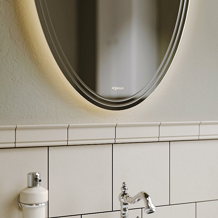 Зеркало Aqwella Orion 55 OR0255H в ванную от интернет-магазине сантехники Sanbest