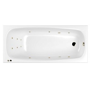 Ванна с гидромассажем WhiteCross LAYLA SMART 180x80 белая/бронза купить в интернет-магазине Sanbest