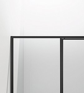 Душевой уголок Vincea Slim VSR-4SLP9012CLB 120х90 стекло прозрачное/профиль черный купить в интернет-магазине Sanbest