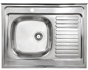 Мойка кухонная Kaiser KSS-8060 хром купить в интернет-магазине сантехники Sanbest